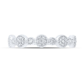 Ethereal Diamond Elegance Stackable Band - Splendid Jewellery