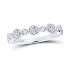 Ethereal Diamond Elegance Stackable Band - Splendid Jewellery
