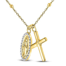 Load image into Gallery viewer, Ethereal Faith Diamond Pendant Necklace  Side View 2 from Splendid Jewellery