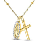 Ethereal Faith Diamond Pendant Necklace  Side View 2 from Splendid Jewellery