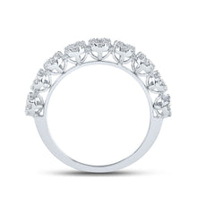 Load image into Gallery viewer, Ethereal Glow | 14kt White Gold Womens Round Diamond Band Ring 5/8 Cttw - Splendid Jewellery