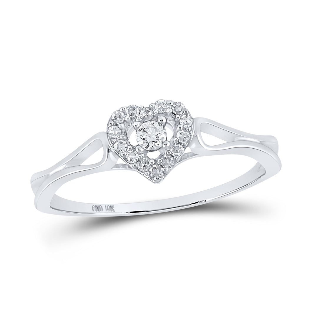 Everlasting Love Diamond Heart Promise Ring - Splendid Jewellery