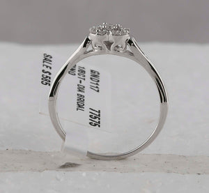 Everlasting Love Diamond Heart Promise Ring - Splendid Jewellery