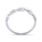Exquisite Brilliance | 10kt White Gold Womens Round Diamond Band Ring 1/20 Cttw Side view from the 10Kt White Gold Womens Round Diamond Band Ring 1 20 Cttwpin284340 collection by Splendid Jewellery