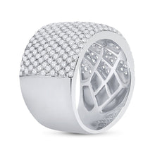 Load image into Gallery viewer, Exquisite Brilliance | 14kt White Gold Women's Round Diamond Pave Band Ring 2 - 1/4 Cttw - Splendid Jewellery