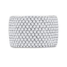 Load image into Gallery viewer, Exquisite Brilliance | 14kt White Gold Women's Round Diamond Pave Band Ring 2 - 1/4 Cttw - Splendid Jewellery