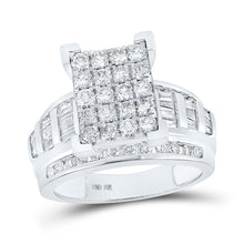 Load image into Gallery viewer, Exquisite Brilliance Diamond Cluster Bridal Wedding Ring - Splendid Jewellery