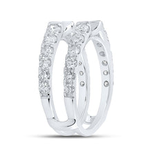 Load image into Gallery viewer, Exquisite Diamond Wrap Enhancer Wedding Band - 1-1/2 Cttw - Second Side View