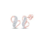 Exquisite Rose Gold Baguette Diamond Earrings - A Mesmerizing Display of Brilliance - Splendid Jewellery