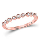 Exquisite Rose Gold Diamond Stacking Band: A Dazzling Touch of Elegance by Splendid Jewellery - Splendid Jewellery