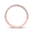 Exquisite Rose Gold Diamond Wedding Band for Men - A Touch of Elegance and Brilliance - Splendid Jewellery