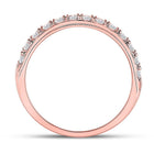 Exquisite Rose Gold Men's Diamond Wedding Band - Radiant 3/4 Carat Total Weight - Splendid Jewellery