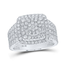Load image into Gallery viewer, Exquisite White Gold Square Diamond Fashion Ring - 2 - 1/2 Cttw - Splendid Jewellery