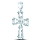 Flared Brilliance Diamond Cross Pendant - Splendid Jewellery