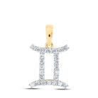 Gemini Celestial Splendor Diamond Pendant - Splendid Jewellery