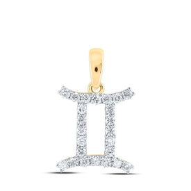 Gemini Celestial Splendor Diamond Pendant - Splendid Jewellery