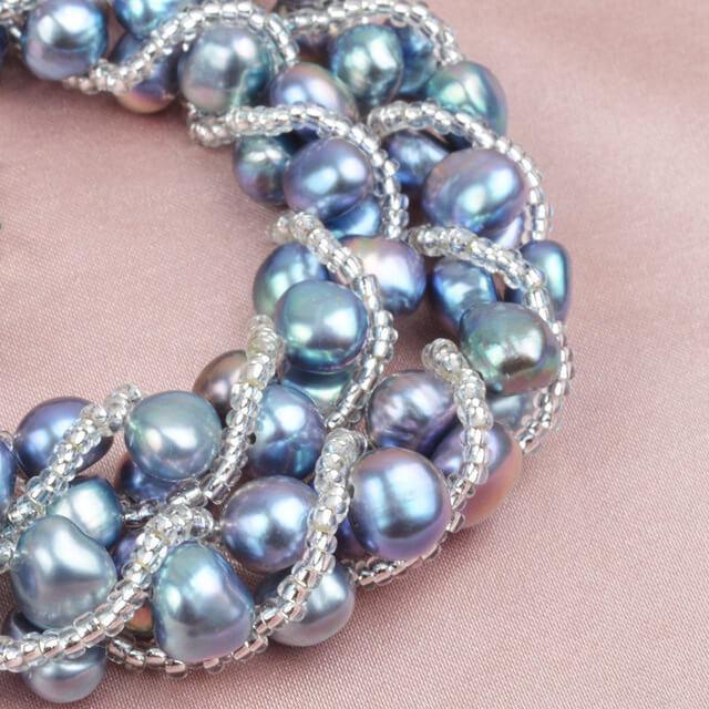 Genuine Freshwater Pearls Jewellery Set - Splendid Jewellery