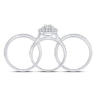 Glamorous Eternity Diamond Wedding Ring Set - Splendid Jewellery
