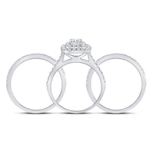 Load image into Gallery viewer, Glamorous Eternity Diamond Wedding Ring Set - Splendid Jewellery