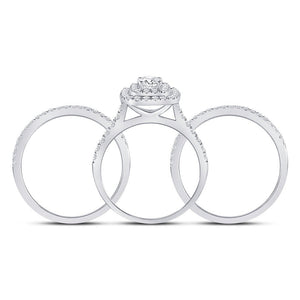 Glamorous Eternity Diamond Wedding Ring Set - Splendid Jewellery