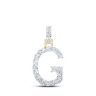 Glamorous Gold & Diamond Initial Pendant - Personalized Elegance at Its Finest - Splendid Jewellery