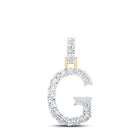 Glamorous Gold & Diamond Initial Pendant - Personalized Elegance at Its Finest - Splendid Jewellery