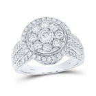 Glamourous Brilliance Diamond Cluster Ring - Splendid Jewellery