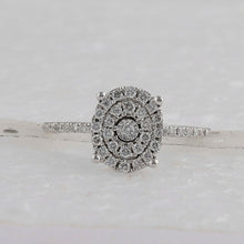 Load image into Gallery viewer, Glimmering Brilliance Diamond Cluster Ring - Splendid Jewellery