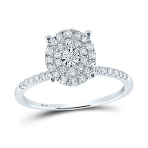 Glimmering Brilliance Diamond Cluster Ring - Splendid Jewellery