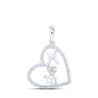 Heart of Love Diamond Pendant - Splendid Jewellery