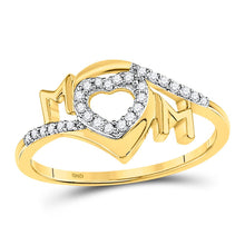 Load image into Gallery viewer, Heart of Love Diamond Ring Front View from Splendid Jewellery