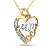 Load image into Gallery viewer, Heartfelt Love Diamond Pendant  Top View from Splendid Jewellery