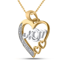Heartfelt Love Diamond Pendant  Top View from Splendid Jewellery
