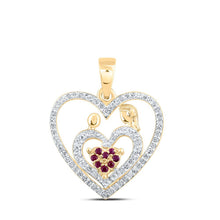 Load image into Gallery viewer, Heartfelt Love Ruby Pendant - Splendid Jewellery