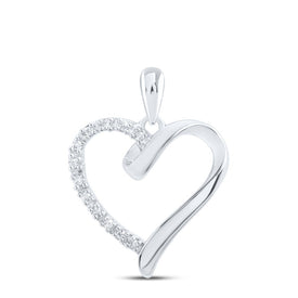 Heart's Desire Diamond Pendant  Top View from Splendid Jewellery