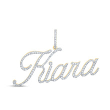 Load image into Gallery viewer, Kiara's Radiant Initial &amp; Letter Diamond Pendant - Splendid Jewellery