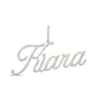 Kiara's Radiant Initial & Letter Diamond Pendant - Splendid Jewellery