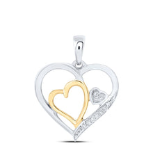 Load image into Gallery viewer, Love&#39;s Eternal Sparkle Diamond Pendant  Top View from Splendid Jewellery