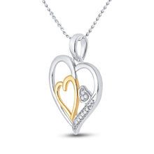 Load image into Gallery viewer, Love&#39;s Eternal Sparkle Diamond Pendant  Side View from Splendid Jewellery
