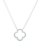 Luck and Beauty Diamond Clover Pendant Necklace - Splendid Jewellery
