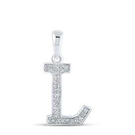 Lustrous Love Diamond Initial Pendant - Splendid Jewellery