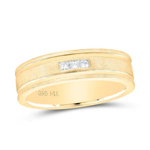 Load image into Gallery viewer, Luxurious 14kt Yellow Gold Men's Diamond Wedding Band Ring | Majestic Brilliance - Splendid Jewellery