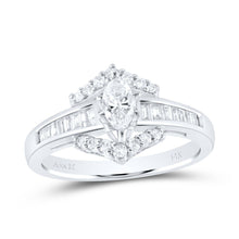 Load image into Gallery viewer, Marquise Majesty Diamond Solitaire Wedding Ring Top View from Splendid Jewellery