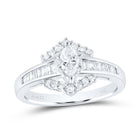 Marquise Majesty Diamond Solitaire Wedding Ring Top View from Splendid Jewellery