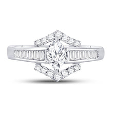 Load image into Gallery viewer, Marquise Majesty Diamond Solitaire Wedding Ring - Splendid Jewellery