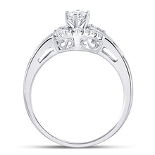 Load image into Gallery viewer, Marquise Majesty Diamond Solitaire Wedding Ring Side View from Splendid Jewellery