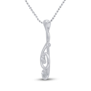 Melodic Harmony Diamond Pendant - Splendid Jewellery