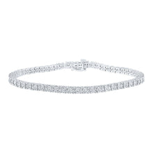Load image into Gallery viewer, 10kt White Gold Men&#39;s Diamond Link Bracelet - Captivating Elegance - Alternate view 1 from Splendid Jewellery