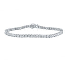 Men's Bracelets |  10kt White Gold Mens Round Diamond Tennis Bracelet 1-1/4 Cttw |  Splendid Jewellery - Alternate view 1 from Splendid Jewellery