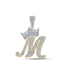 Men's Royal Crown Diamond Pendant - Alternate view 1 from Splendid Jewellery